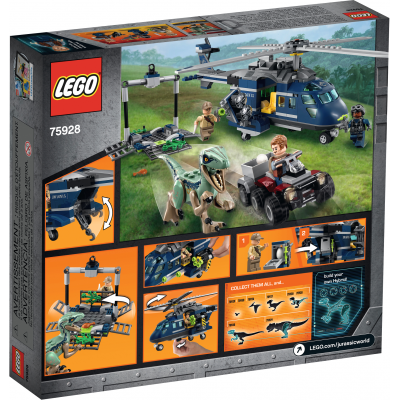 Погоня за Блю на вертолёте 75928 Lego Jurassic World