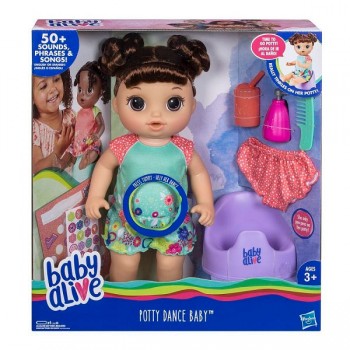 Кукла Hasbro Baby Alive E0610 Танцующая Малышка Шатенка