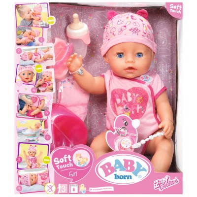 Кукла интерактивная Zapf Creation Baby born 825938, 43 см
