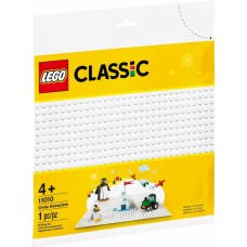 Белая базовая пластина 11010 Lego Classic