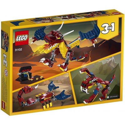 Огненный дракон 31102 Lego Creator