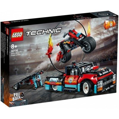 Шоу трюков на грузовиках и мотоциклах 42106 Lego Technic