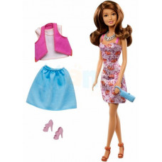 Кукла Барби Тереза (брюнетка) Модный гардероб, DMM56-DMK55 Barbie Mattel