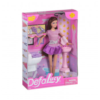 Кукла с аксессуарами "В ванной комнате",8200 Defa
