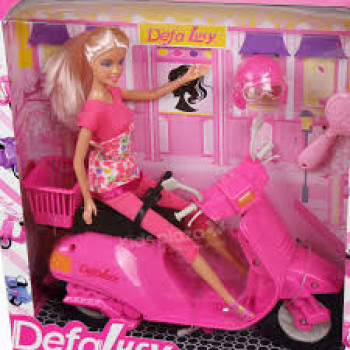 Кукла со скутером, 8206 Defa