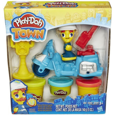 "Полицейский мотоцикл" Play-Doh Город, b5959 Hasbro