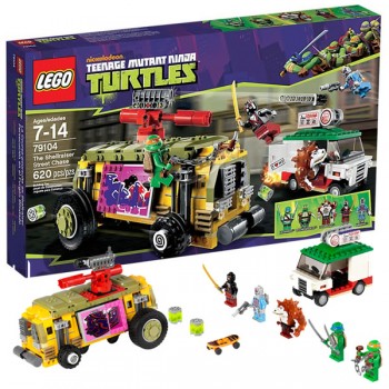 Преследование на грузовике черепашек, 79104 LEGO Черепашки Ниндзя