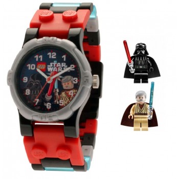 Часы "Дарт Вейдер и Оби-Ван Кеноби", LEGO Star Wars